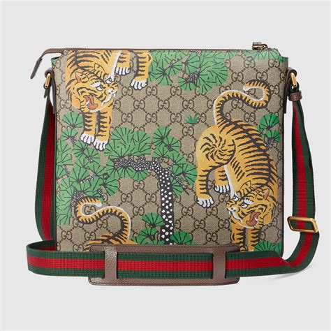 gucci tiger bag men|gucci bag with tiger head.